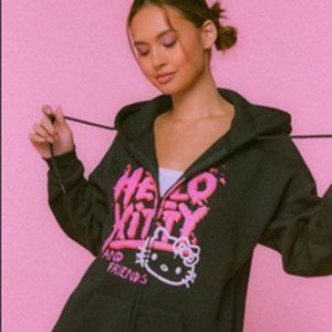 Forever 21 Hello Kitty & Friends Zip-Up Hoodie